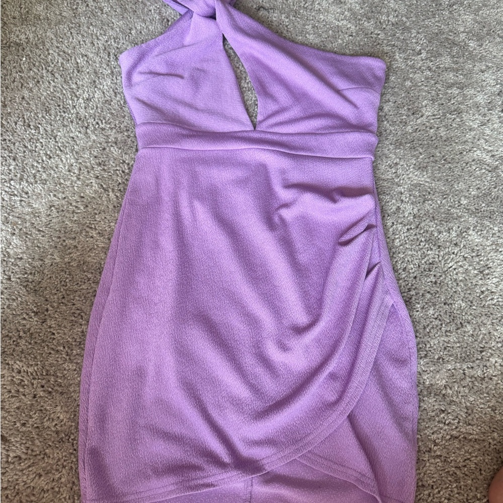Elegant Purple Women's Dress